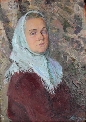 Аристова Ирина Фёдоровна. Портрет матери Ольги Матвеевны Аристовой 
